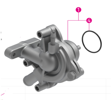 Pumpa vodena za motor sklop pumpe za hlađenje 157M.05.410 New Adviser